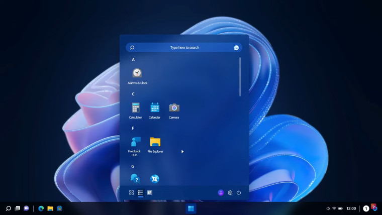 Windows 112 concept UI