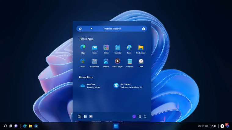 Windows 112 concept UI