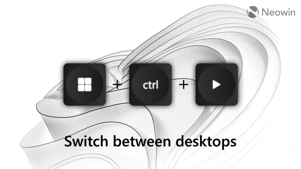 A picture with a Windows key shortcut